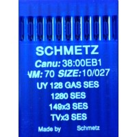 Schmetz Canu 38:00 UY 128 GAS TVx3 Industrial Coverstitch Needles size 70/10
